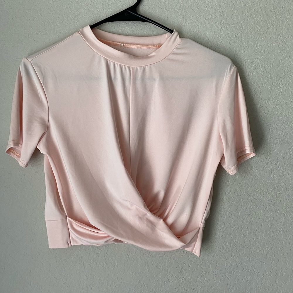 Pink Crop Top
